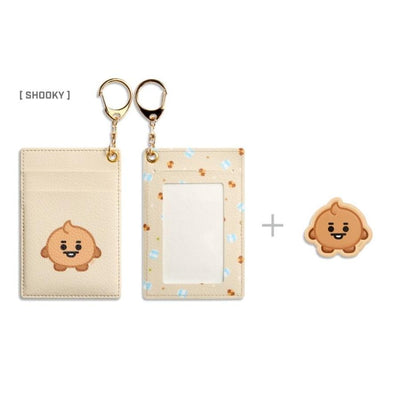 BT21 x Monopoly - Baby Leather Patch Card Holder