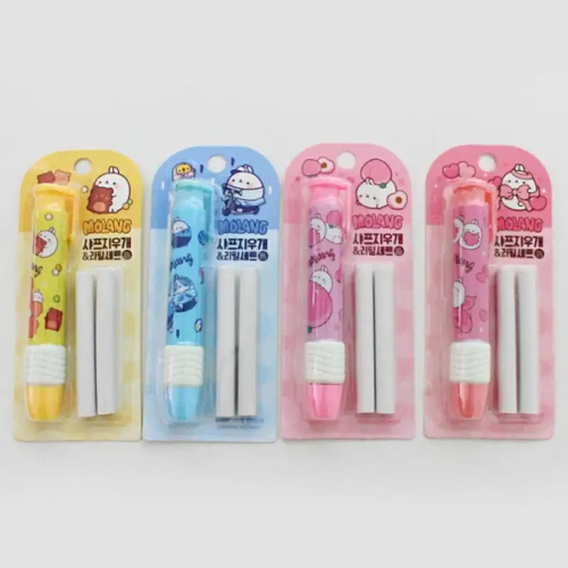 Molang - Sharp Eraser Set - Molang - Eraser - Harumio