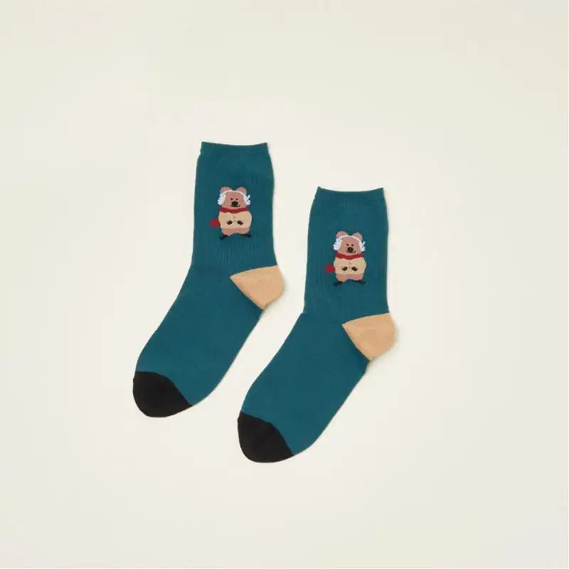 Dinotaeng - Quokka & BOBO Single Socks - Dinotaeng - Socks - Harumio