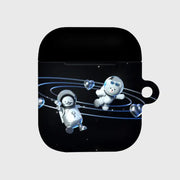 Earpearp x Pengsoo - Space Friends AirPods Hard Case (Black) - Earpearp x Pengsoo - AirPods Case - Harumio