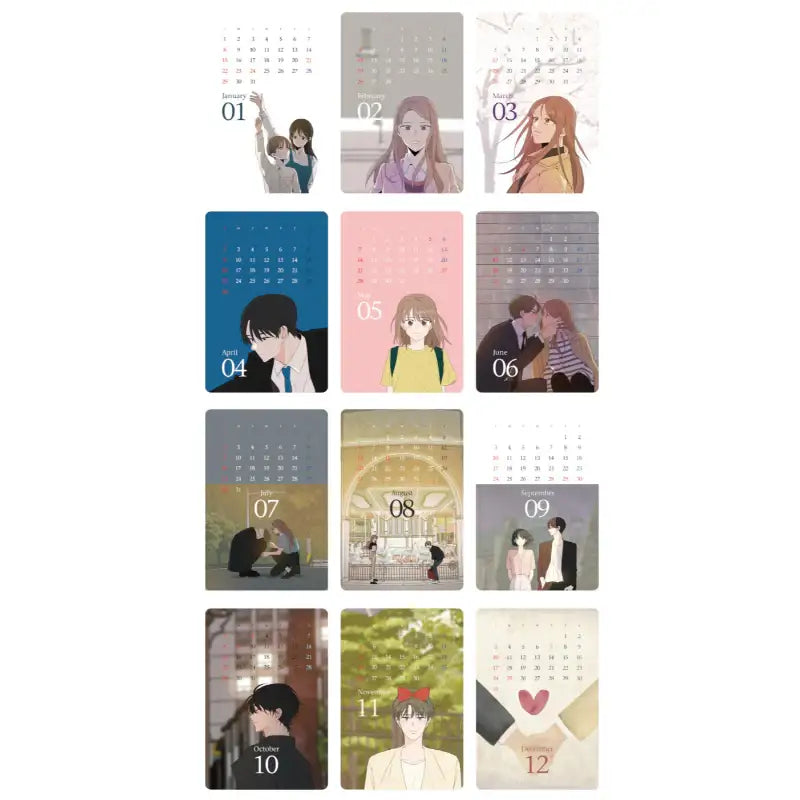 See You in My 19th Life - 2023 Acrylic Calendar - Webtoon Friends - Calendar - Harumio