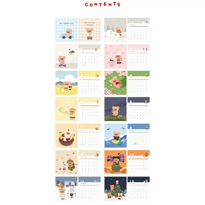 Teteum - 2023 Calendar - Teteum - Calendar - Harumio