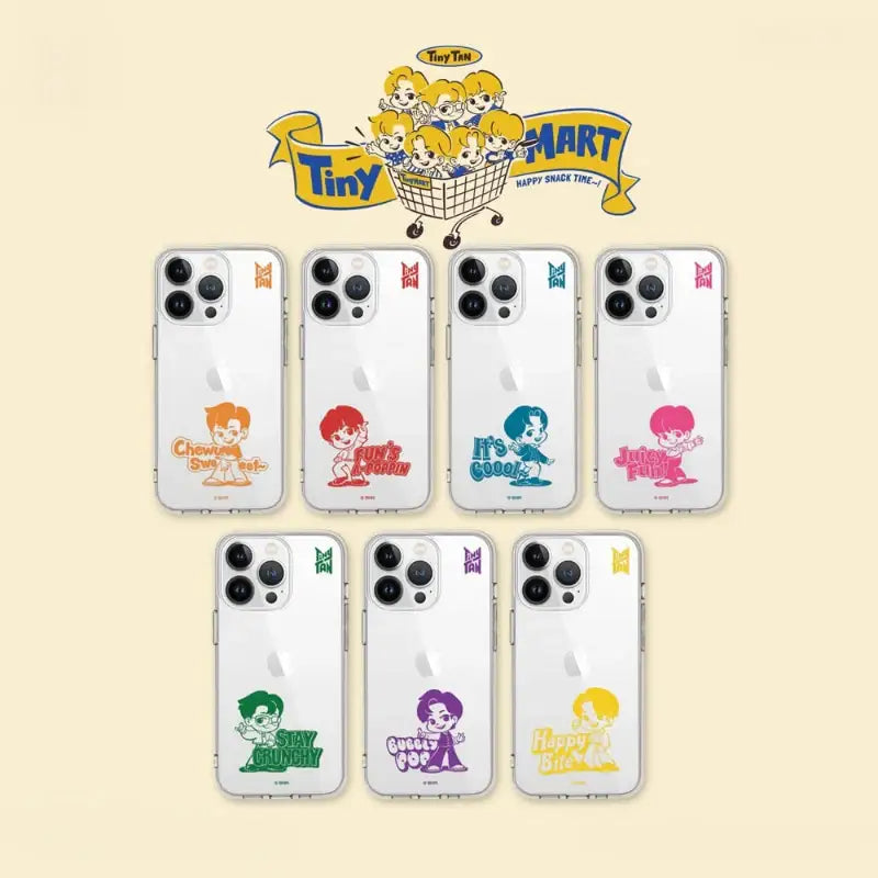 BTS - TinyTAN TinyMART Transparent Jelly Phone Case - Jin - BTS - Accessories - Harumio