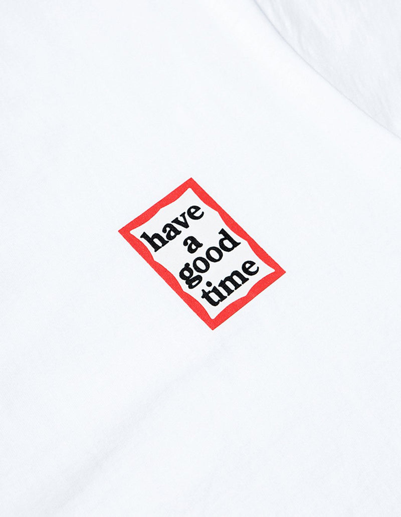 have a good time - Mini Frame Short Sleeve T-shirt - White