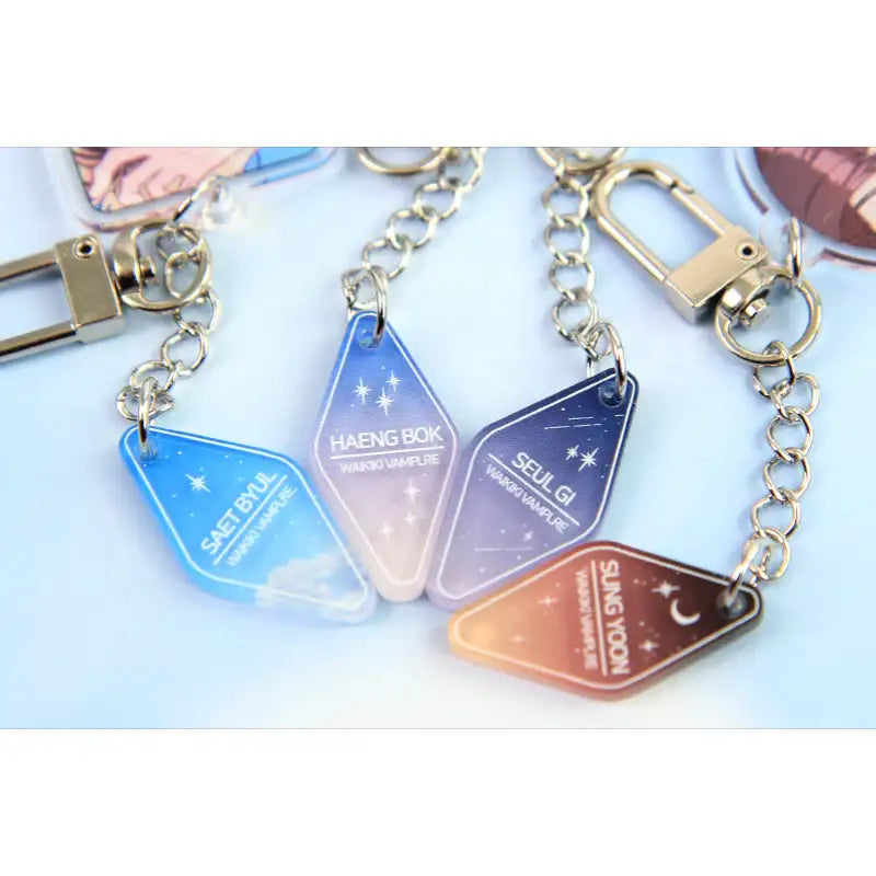 Waikiki Vampire - Acrylic Keyring - Webtoon Shop - Keyrings - Harumio