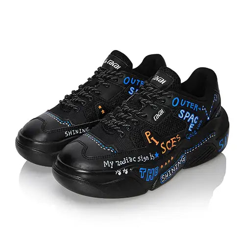 Lakai - Hati Graffiti Shoes - Black Constellation - Pisces - Lakai - Footwear - Harumio