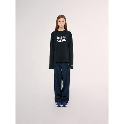 Kirsh - Long Sleeved Kirsh Girl Logo T-Shirt - Black