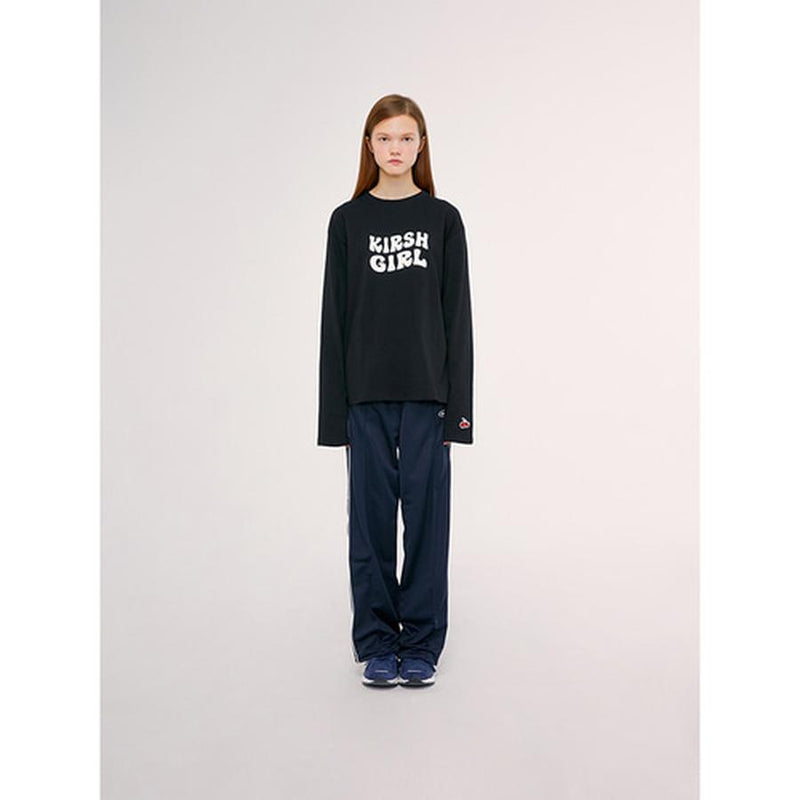 Kirsh - Long Sleeved Kirsh Girl Logo T-Shirt - Black