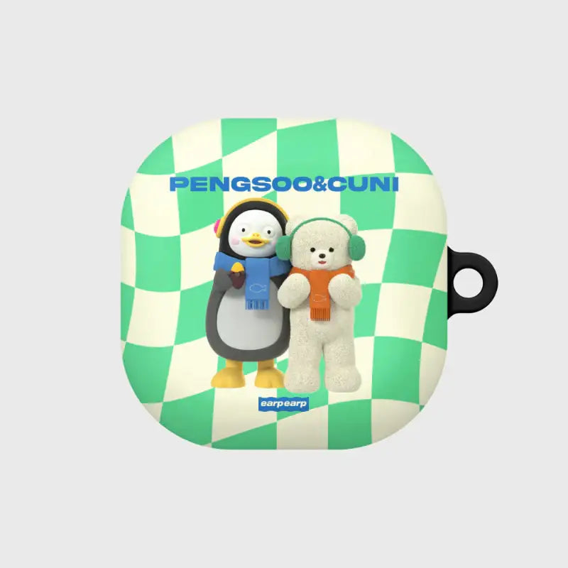 Earpearp x Pengsoo - Winter Buddy Buds Hard Case - Earpearp x Pengsoo - Buds Hard Case - Harumio