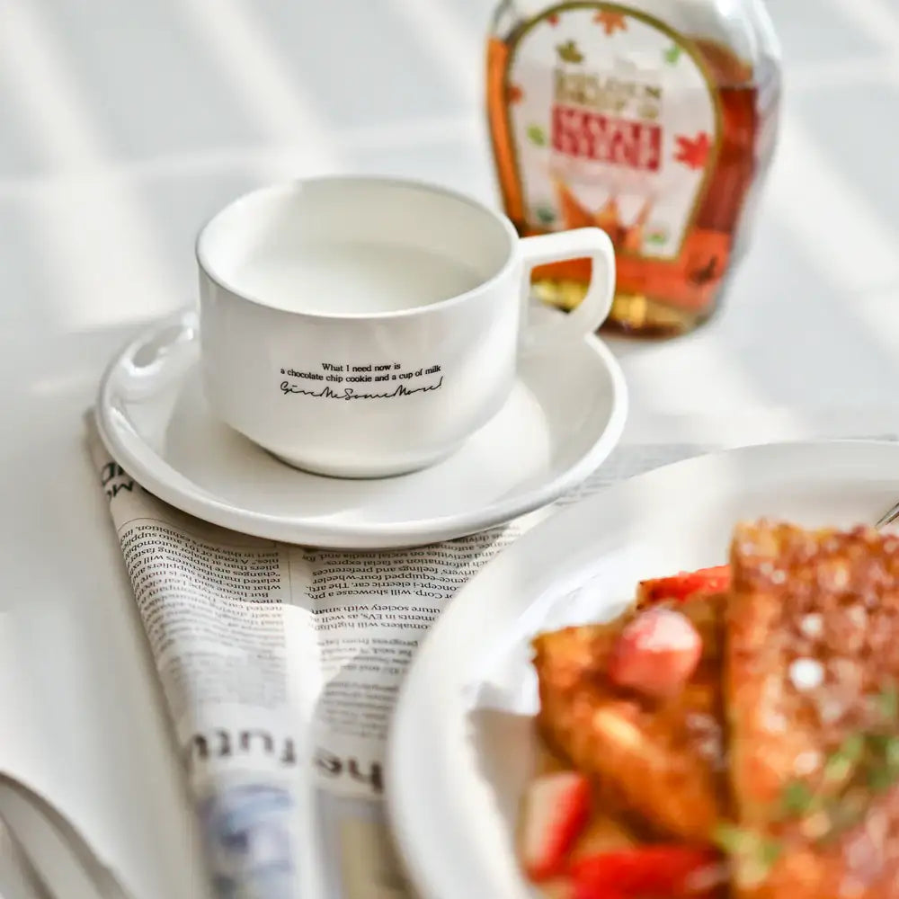 August8th - Some More Lettering Coffee Cup Set (200ml) - August8th - Accessories - Harumio