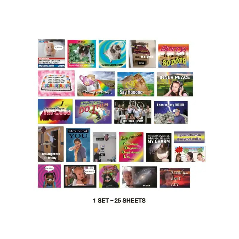 THENCE - Meme Sticker Set - THENCE - Stickers - Harumio