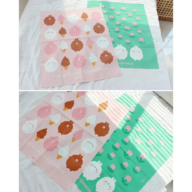 Molang - Sweet Big Fabric Poster - Molang - Fabric Poster - Harumio