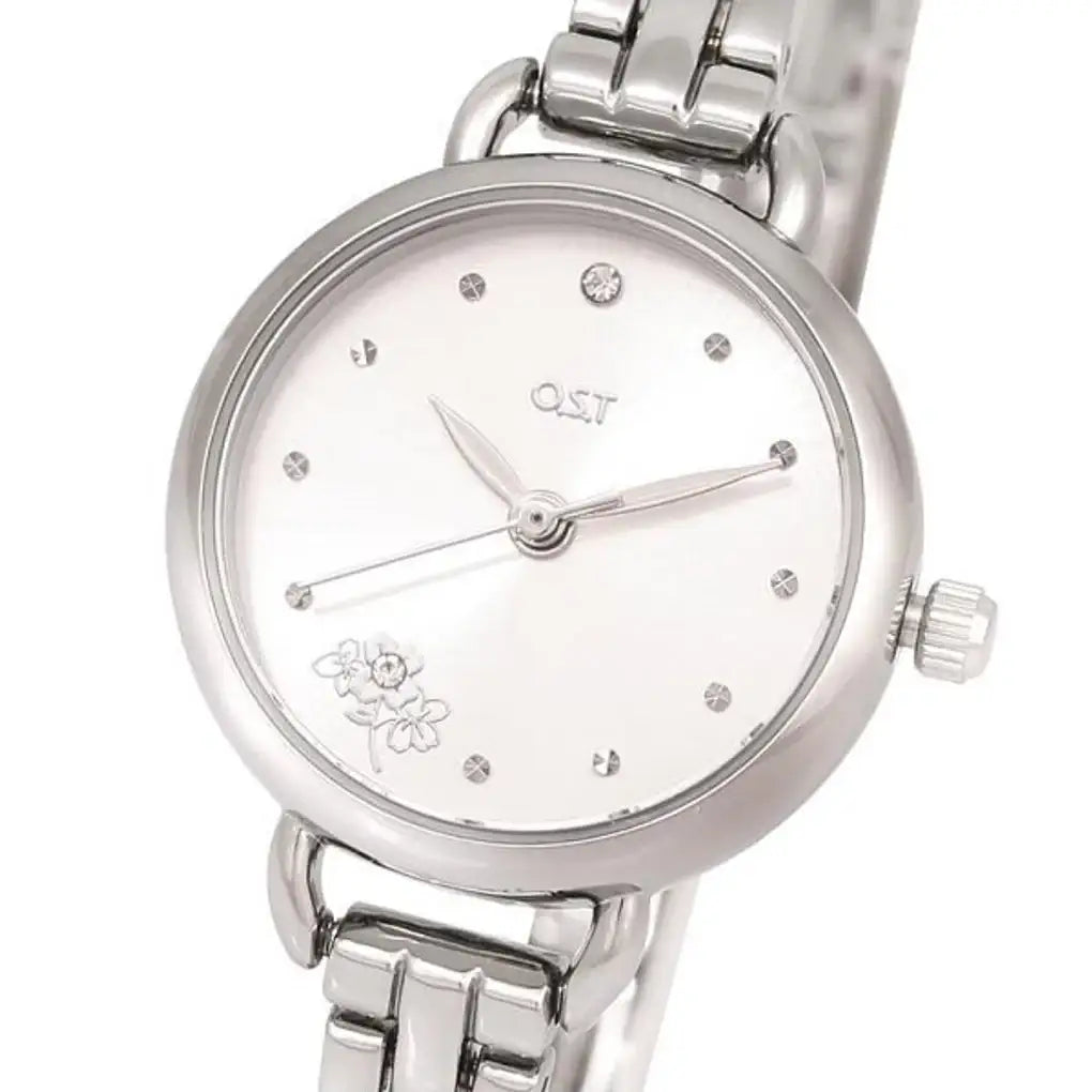 OST - Hydrangea Silver Metal Watch - OST - Watch - Harumio