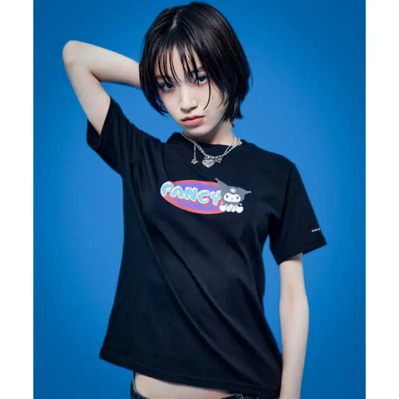 FANCY X KUROMI - Crop Tee - FANCY X KUROMI - Clothes - Harumio