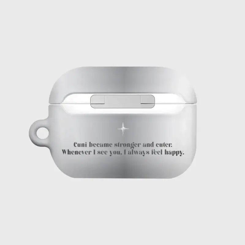 Earpearp x Pengsoo - Steel Cuni Airpods Hard Case (Grey) - Earpearp x Pengsoo - Airpods Case - Harumio