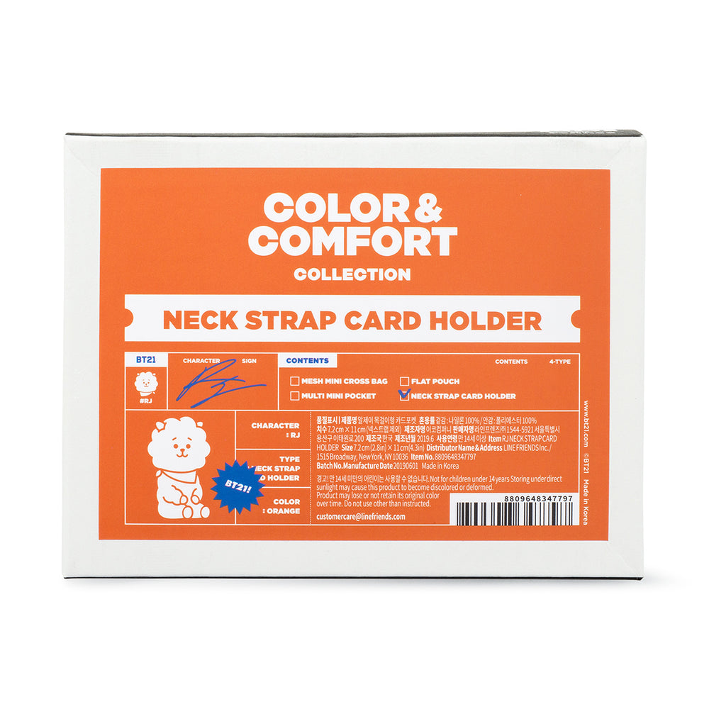 BT21 x Fennec - Neck Strap Card Holder
