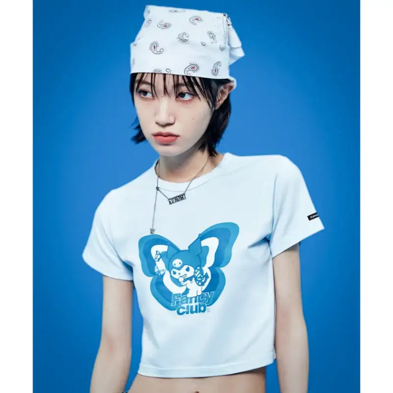 FANCY X KUROMI - Crop Tee - FANCY X KUROMI - Clothes - Harumio