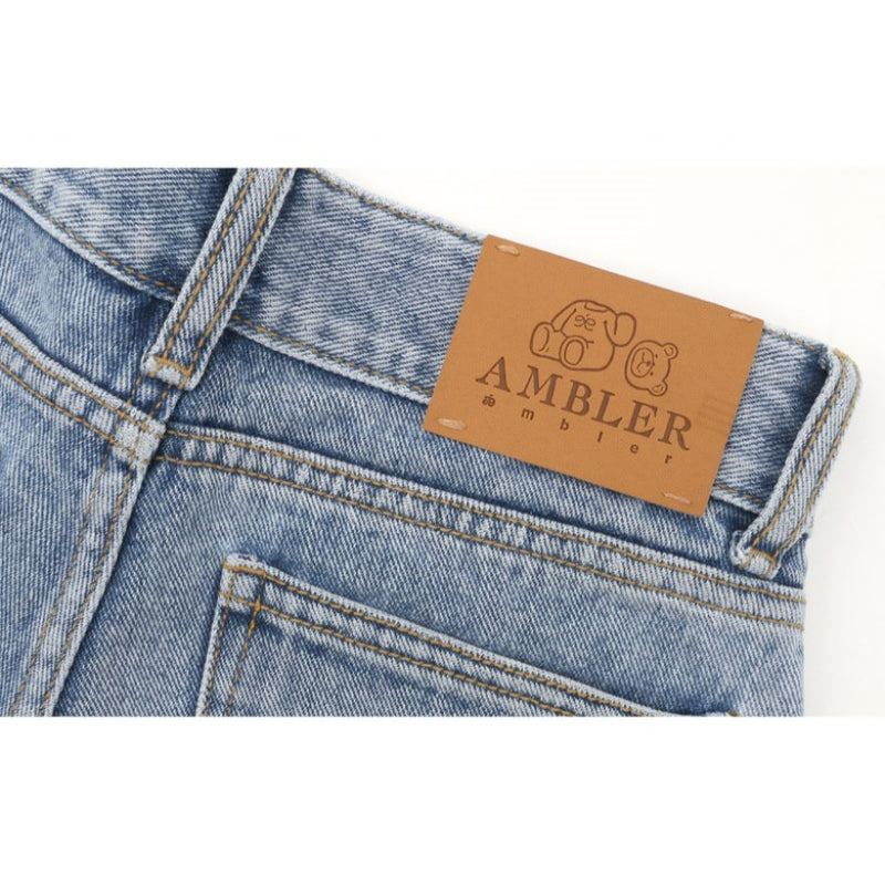 Ambler - Denim High Waist Short Pants