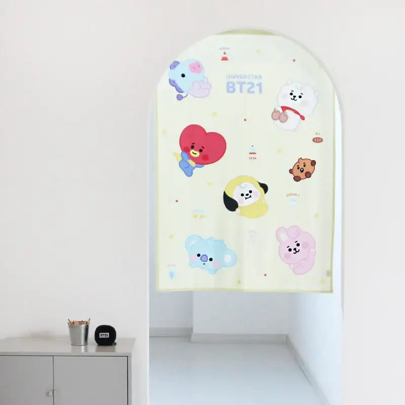 NARA HOME DECO X BT21- Shooting Star Door Curtain Poster - NARA HOME DECO X BT21 - Textiles - Harumio