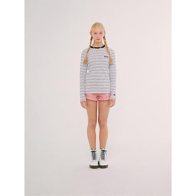 Kirsh - Long Sleeve Stripe T-Shirt - Pastel