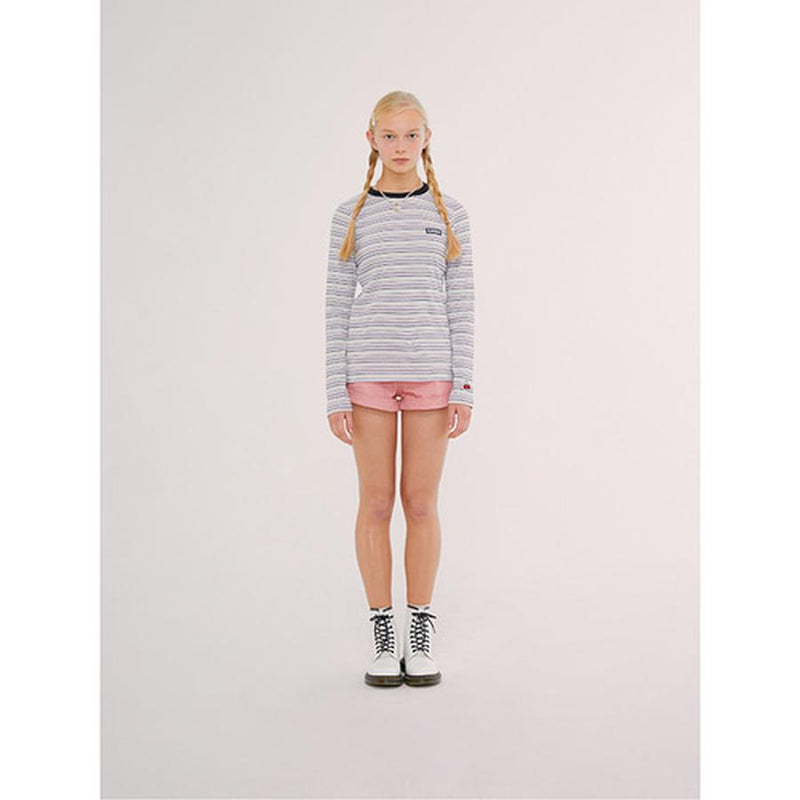 Kirsh - Long Sleeve Stripe T-Shirt - Pastel