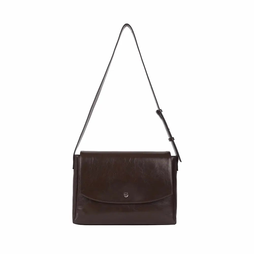 Semicode - Crinkle Choco Brown Capture Bag (Inspired by Extraordinary Attorney Woo) - Semicode - Bag - Harumio