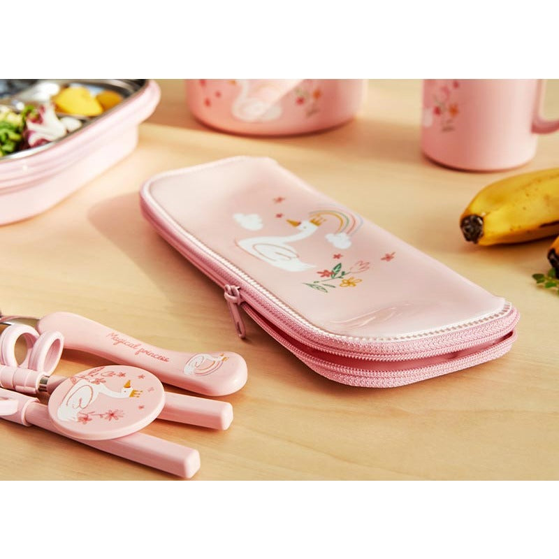 Korean Swan Lake - Cutlery Zipper Case Set