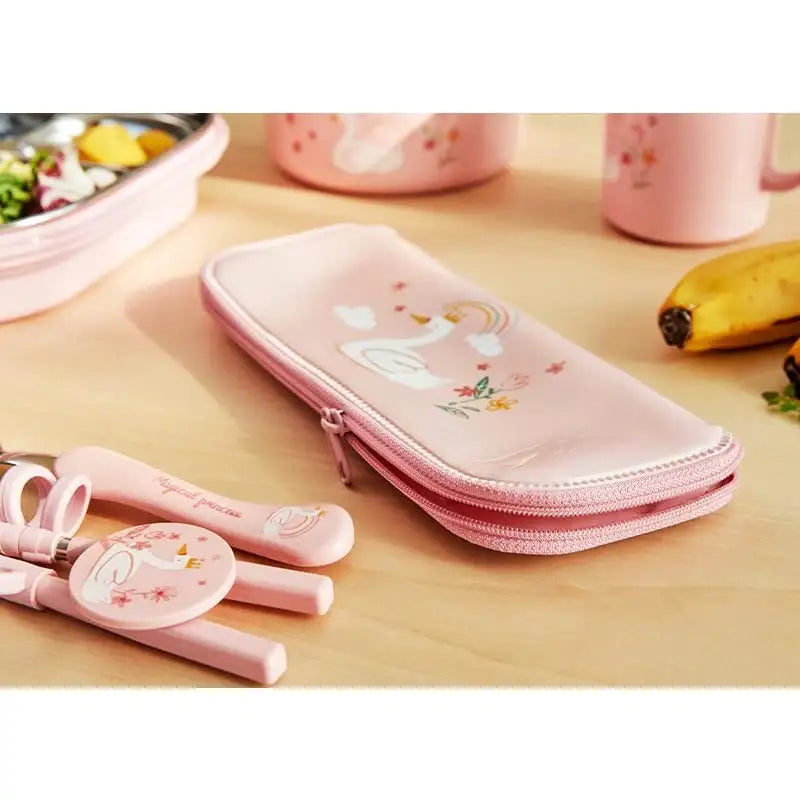 Korean Swan Lake - Cutlery Zipper Case Set - Modern House - Tableware - Harumio