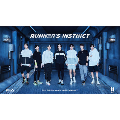 BTS x FILA RUNNER'S INSTINCT - NEURON 3 Impulse Sneakers (White Pink Pink)