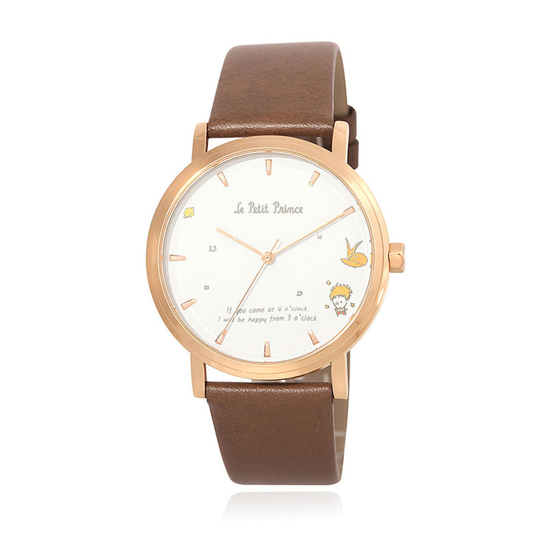 Le Petit Prince x OST - Le Petit Prince and Fox Man Leather Watch