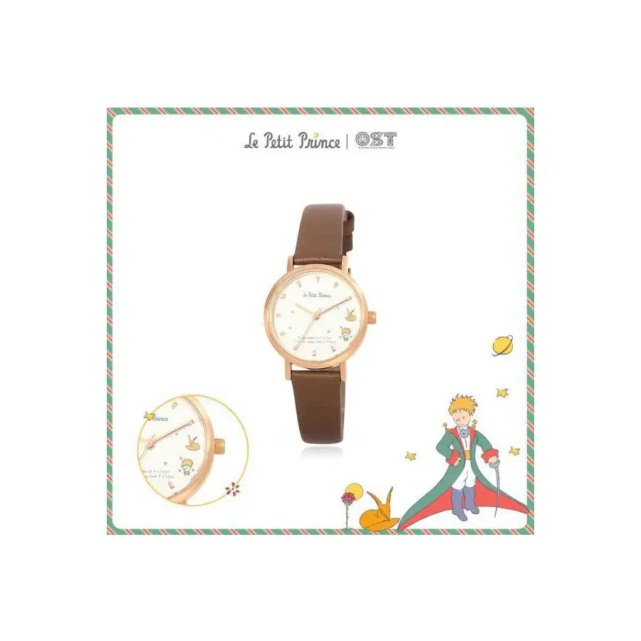 Le Petit Prince x OST - Le Petit Prince and Fox Woman Leather Watch - OST - Watches - Harumio