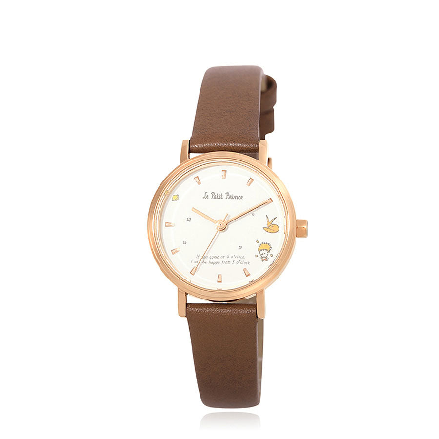 Le Petit Prince x OST - Le Petit Prince and Fox Woman Leather Watch