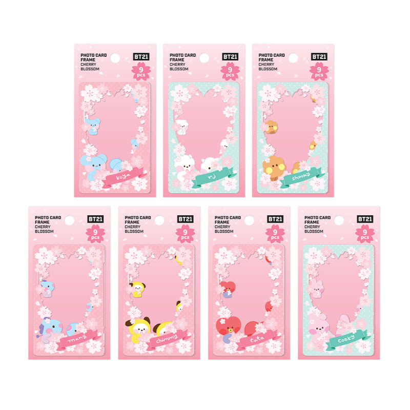 Monopoly x BT21 - Minini Photo Card Frame - Cherry Blossom