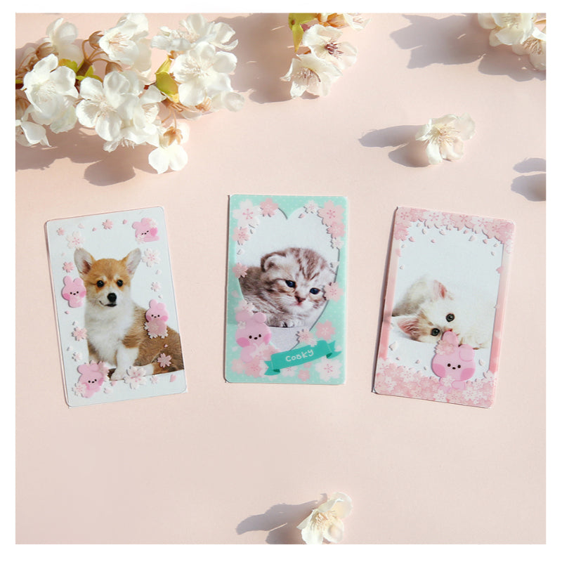 Monopoly x BT21 - Minini Photo Card Frame - Cherry Blossom