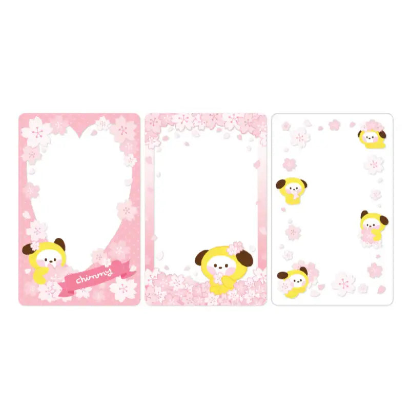 Monopoly x BT21 - Minini Photo Card Frame - Cherry Blossom - Monopoly - Photo Card Frame - Harumio