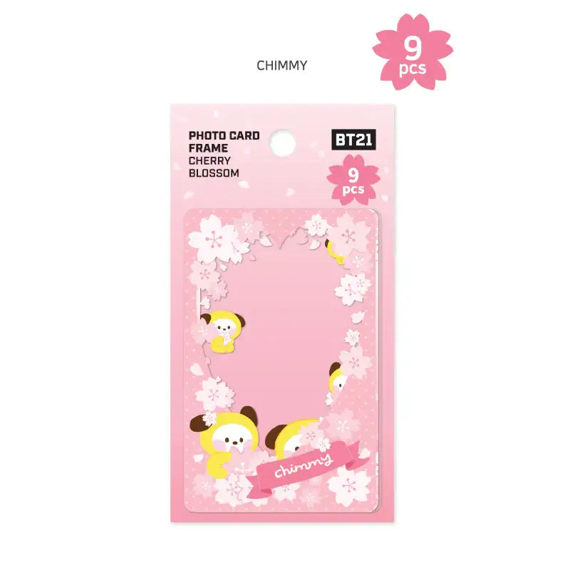 Monopoly x BT21 - Minini Photo Card Frame - Cherry Blossom - Monopoly - Photo Card Frame - Harumio
