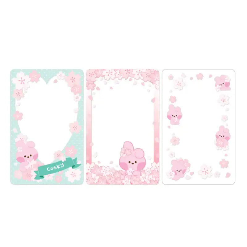 Monopoly x BT21 - Minini Photo Card Frame - Cherry Blossom - Monopoly - Photo Card Frame - Harumio