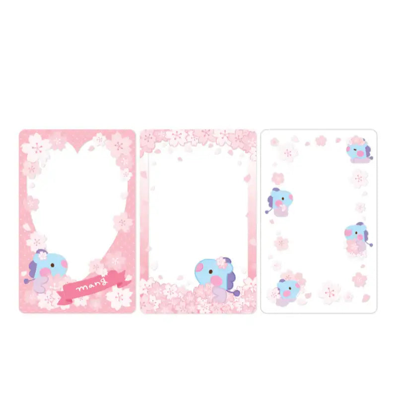 Monopoly x BT21 - Minini Photo Card Frame - Cherry Blossom - Monopoly - Photo Card Frame - Harumio