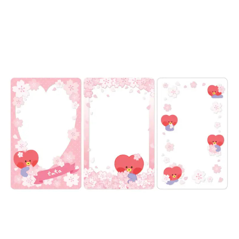 Monopoly x BT21 - Minini Photo Card Frame - Cherry Blossom - Monopoly - Photo Card Frame - Harumio