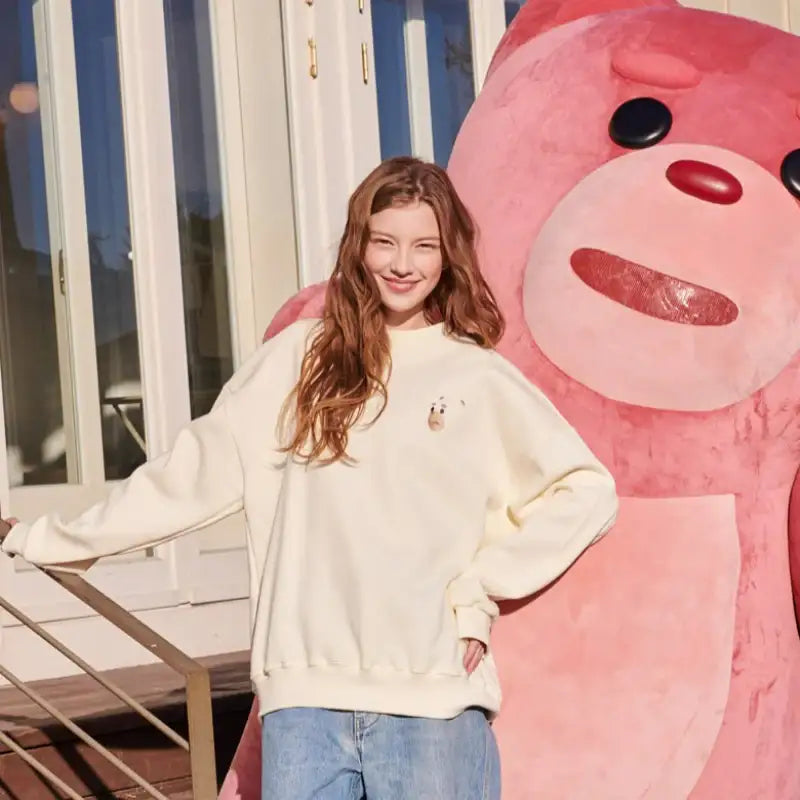 Bellygom x Ambler - Fly Belly Unisex Overfit Sweatshirt - Bellygom x Ambler - Sweatshirt - Harumio