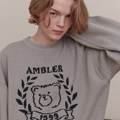 Ambler - Bay Tree Bear Unisex Overfit Sweater