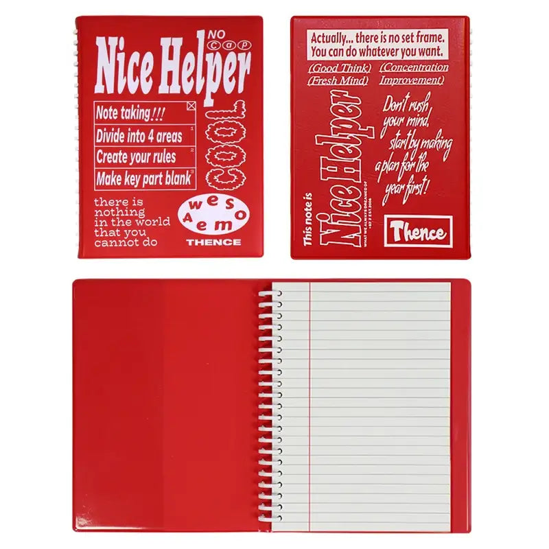 THENCE - Loose Leaf Binder Note - Nice - THENCE - Binder Note - Harumio