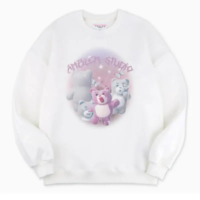 Bellygom x Ambler - Space Bellygom Unisex Overfit Sweatshirt - Bellygom x Ambler - Sweatshirt - Harumio