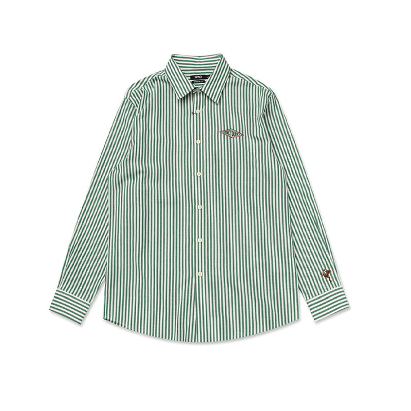 SPAO x Harry Potter - Motif Embroidered Striped Shirt