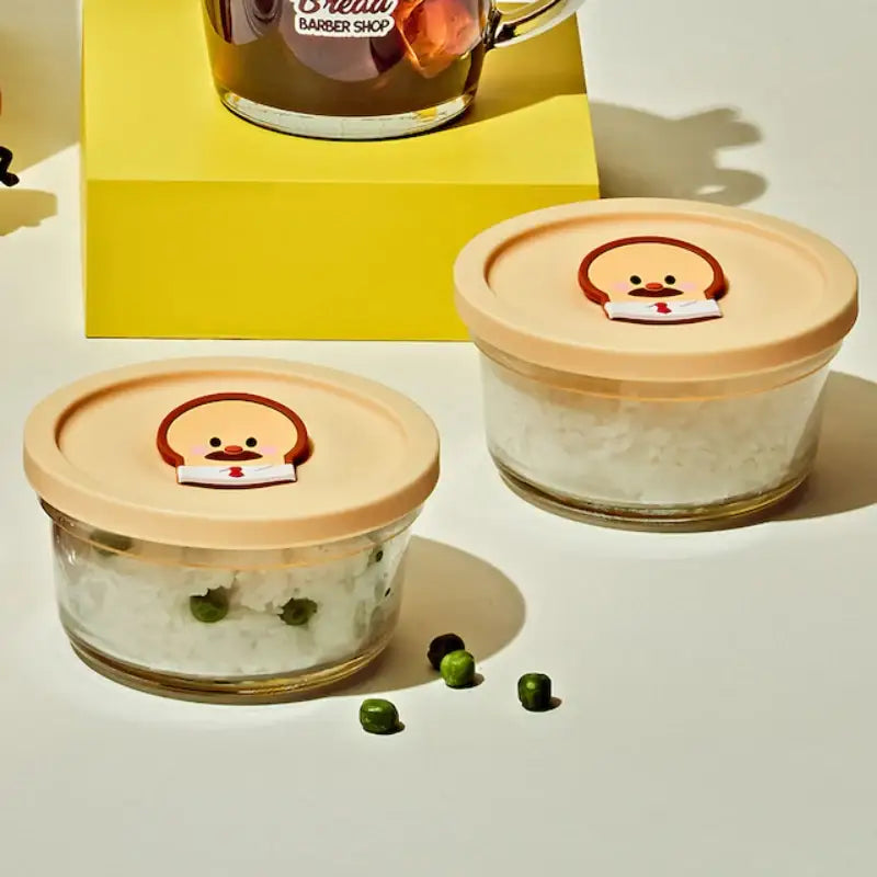 Glasslock x Bread Barbershop - Rice Container Set - Glasslock - Container - Harumio