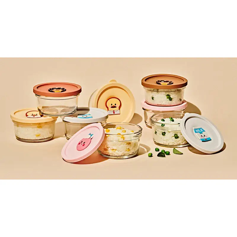 Glasslock x Bread Barbershop - Rice Container Set - Glasslock - Container - Harumio