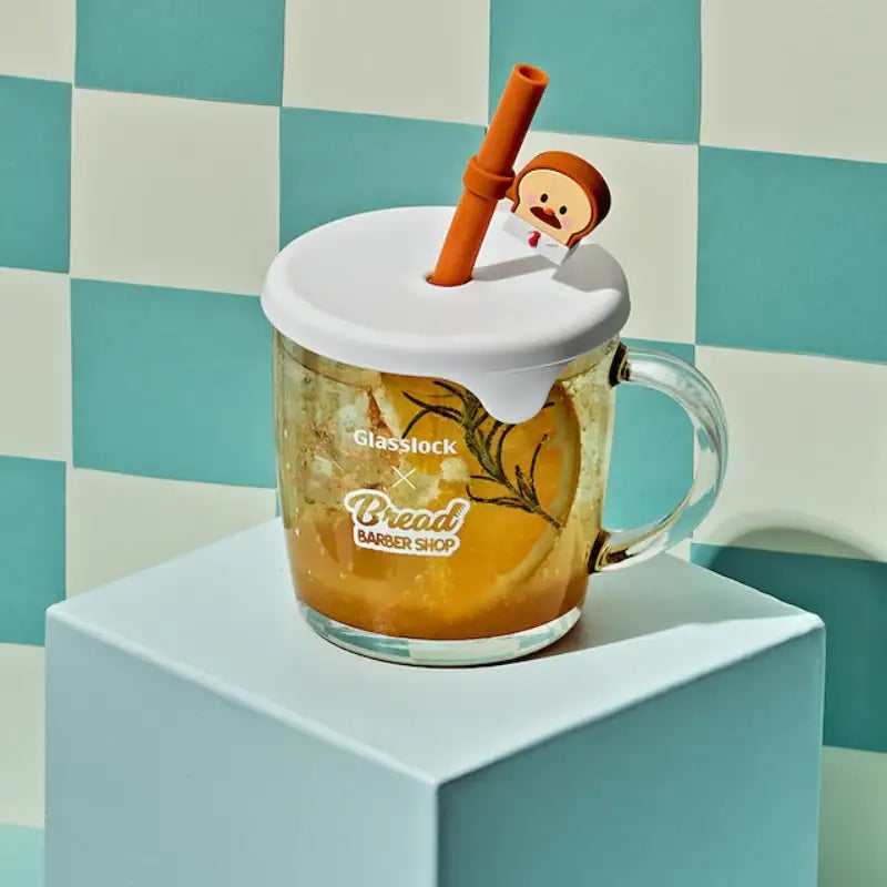 Glasslock x Bread Barbershop - Straw Cap Mug - Glasslock - Mug - Harumio
