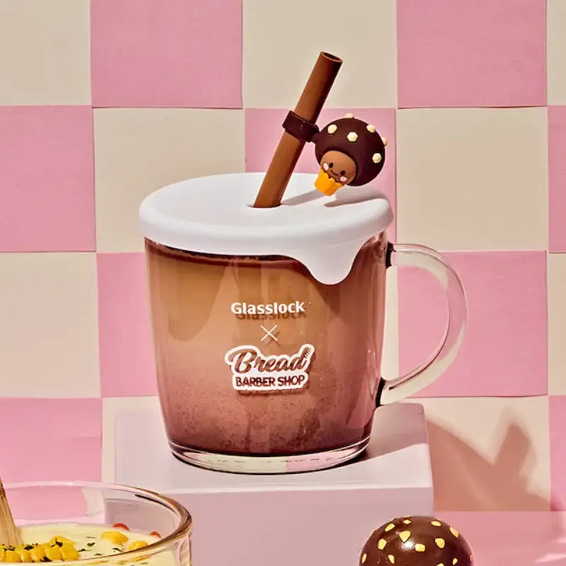 Glasslock x Bread Barbershop - Straw Cap Mug - Glasslock - Mug - Harumio