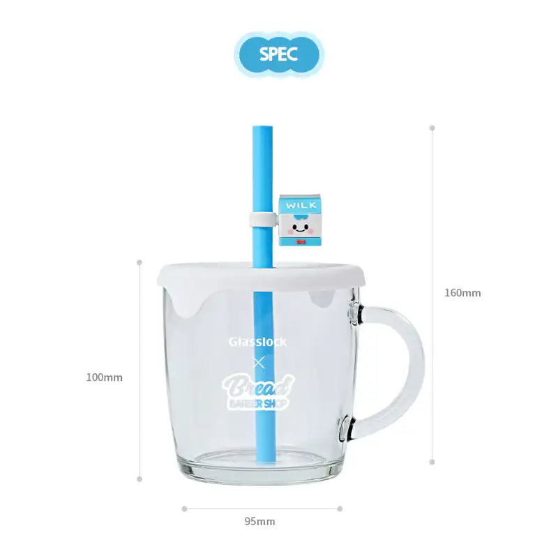 Glasslock x Bread Barbershop - Straw Cap Mug - Glasslock - Mug - Harumio