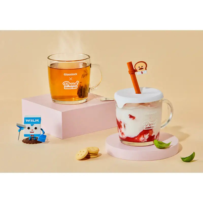 Glasslock x Bread Barbershop - Straw Cap Mug - Glasslock - Mug - Harumio